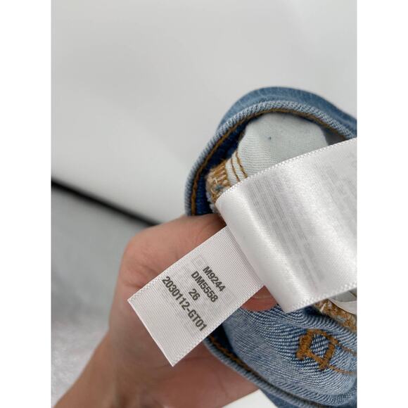 Madewell The Perfect Vintage Jean Distressed Medium Blue Wash Stretch Denim 26 - Picture 7 of 7